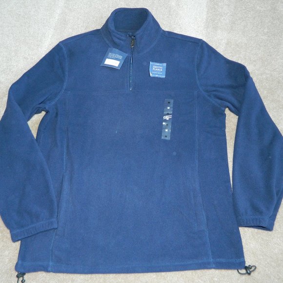 Croft \u0026 Barrow Jackets \u0026 Coats | Nwt Croft Barrow Arctic Fleece 1 4 Zip Pullover Jacket Coat Mens M | Color: Blue | Size: M | 4kidsnotime's Closet